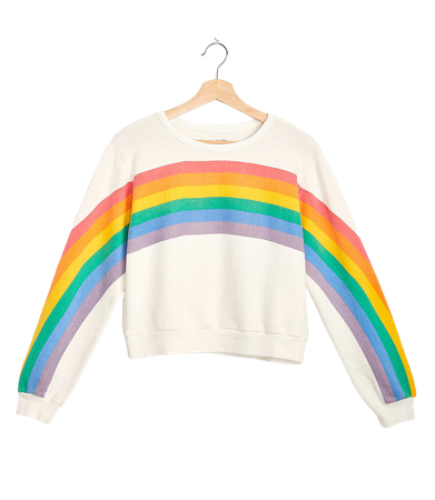 Rainbow Terry Sweatshirt | Lou & Grey