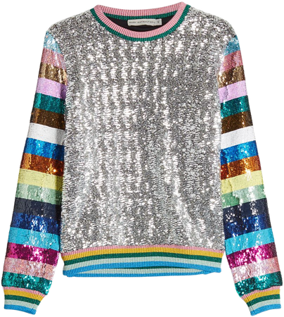 Magpie Sequin Sweatshirt Gr. S