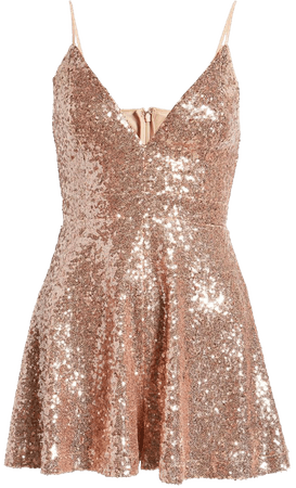 Shine This Way Sequin Minidress | Nordstrom