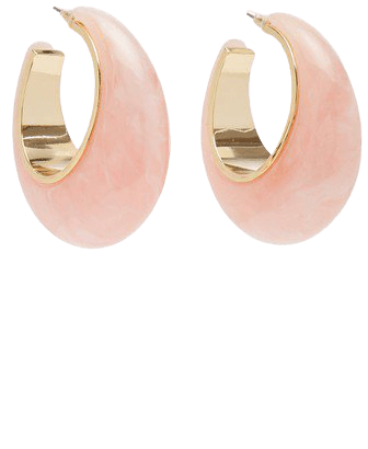 Mona Acrylic Hoop Earrings by Cult Gaia | Moda Operandi