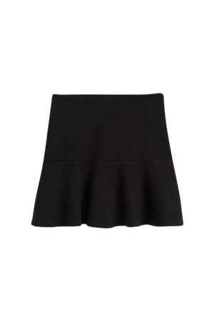Flared Mini Skirt - Black - Ladies | H&M US