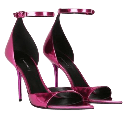 versace pink heels