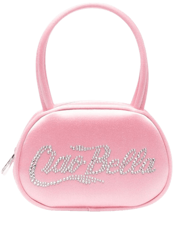 Shop Amina Muaddi Bella crystal-embellished mini bag with Express Delivery - FARFETCH