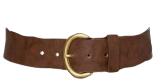 brown chunky belt