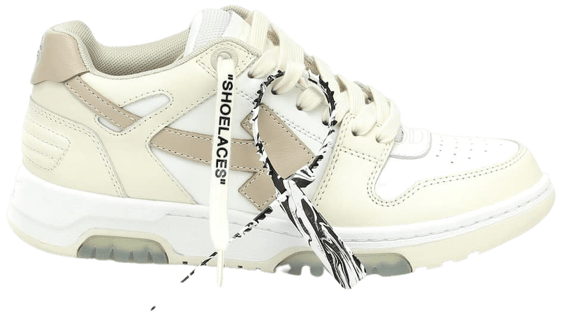 OFF-WHITE OOO Out of Office leather sneakers