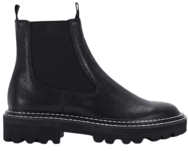 MOANA BOOTS IN BLACK LEATHER – Dolce Vita