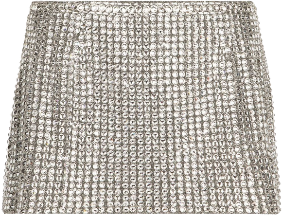 Dolce & Gabbana KIM DOLCE&GABBANA crystal-embellished mini skirt
