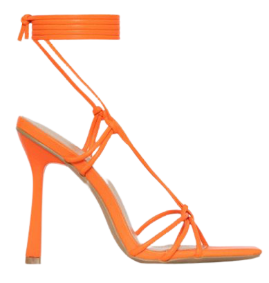simmi bright orange heels