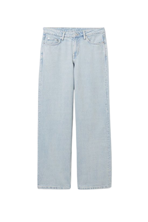 Ample Low Loose Jeans - Opulent Blue - Weekday WW