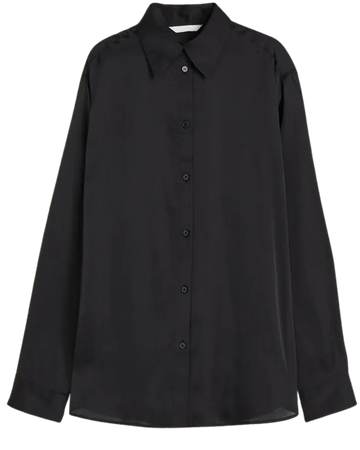 Oversized Blouse - Black - Ladies | H&M US