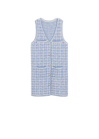 Pocket tweed dress - Women | Mango USA