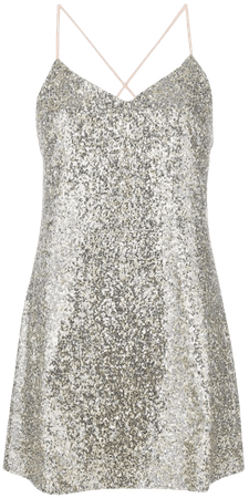 Silver Sparkly Cocktail Dress