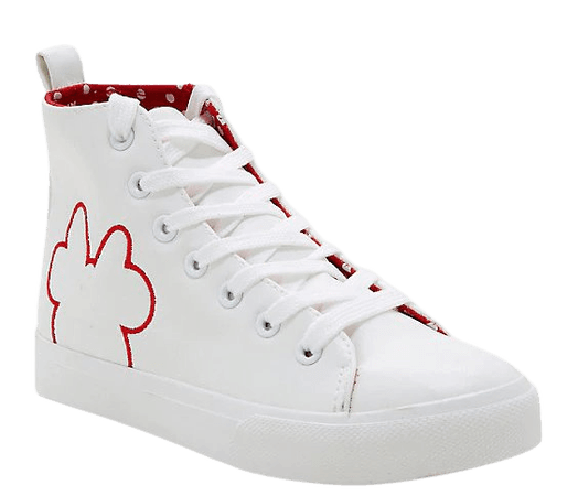 Disney Minnie Mouse Outline Hi-Top Sneakers