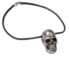 Killstar sigil skull necklace