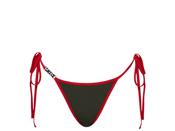 Khaki/Red Bikini Bottom – ap0cene