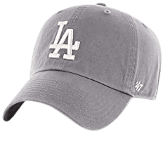 '47 Brand Los Angeles LA Dodgers Clean Up Hat Cap Dark Gray/White at Amazon Men’s Clothing store