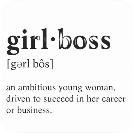 girl boss text