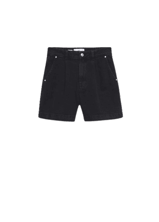 Slouchy pleated shorts - Women | Mango USA