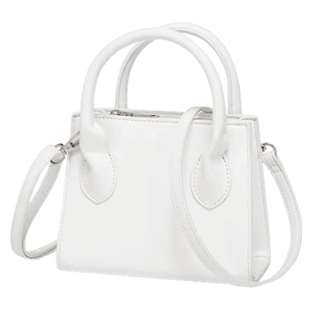 CATMICOO Trendy Mini Purse for Women, Small Handbag and Mini Bag with Crocodile Pattern (White-A): Handbags: Amazon.com