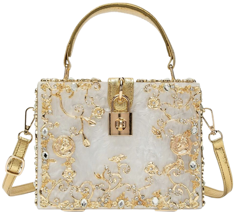 White and Gold Bag