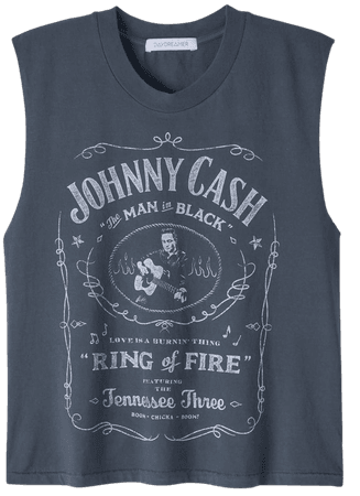 Daydreamer Johnny Cash Muscle Graphic Tee | Nordstrom