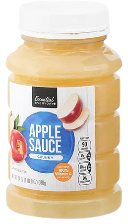 Essential Everyday Chunky Apple Sauce 24 oz | Applesauce | Lake Mills Market