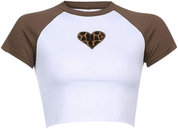 Brown heart shirt