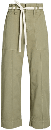 A.L.C Augusta Belted Paperbag Cargo Pants | INTERMIX®