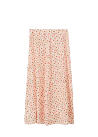 Flowy printed skirt - Women | Mango USA