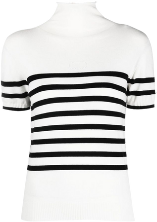 TWINSET stripe-print Knit T-shirt - Farfetch