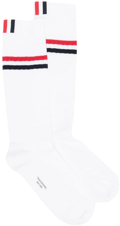 Thom Browne RWB Striped mid-length Socks - Farfetch