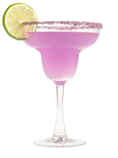 purple margarita cocktail
