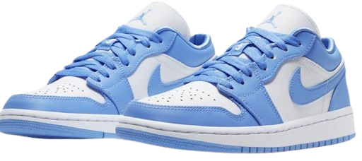 blue and white dunks lows