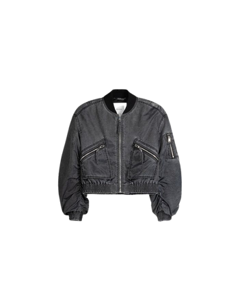 Faded-effect bomber jacket - Jackets - BSK Teen | Bershka
