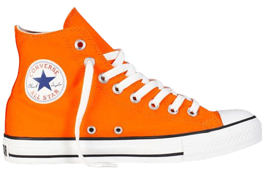 Orange High-Top Converse
