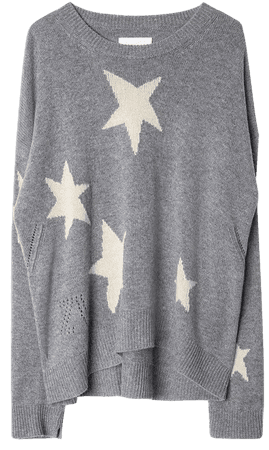 Zadig & Voltaire Markus Cashmere Star Print Sweater | Bloomingdale's
