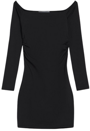 Long sleeve mini dress - Dresses - Woman | Bershka