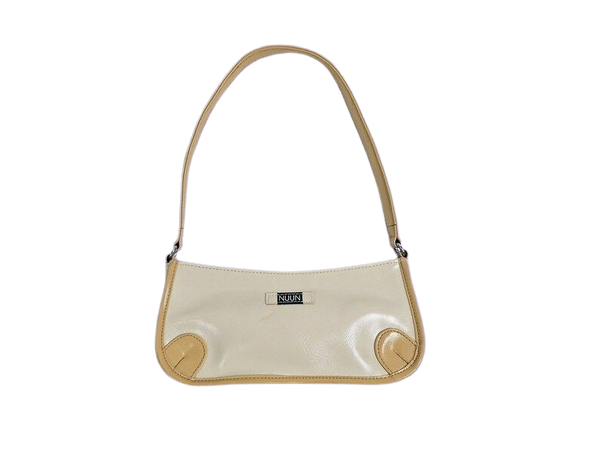 Vintage Y2K Small Bag Faux Leather Cream Brown Tan Mini Bag | Etsy
