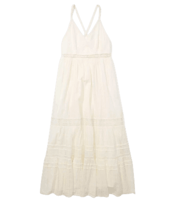 AE Lace Trim Maxi Dress