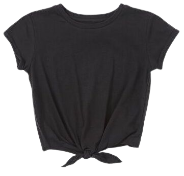 Girls Knotted Self-Tie Tee