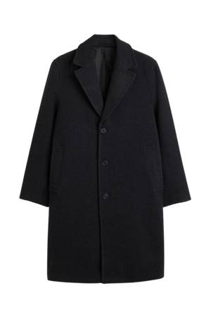 Wool-blend Coat - Black - Men | H&M US