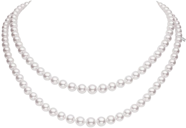 Everyday Essentials Double Strand Pearl Necklace