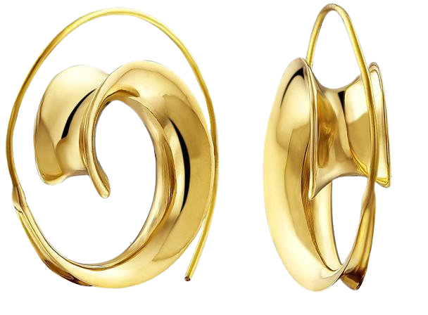 gold boho earrings - Google Search