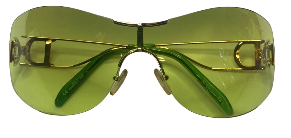 Christian Dior Green Mask Sunglasses