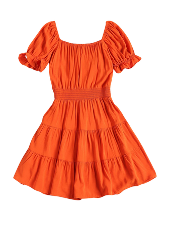 Burnt Orange Dress