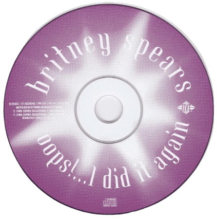Britney Spears Png Filler y2k CD music purse oops I did it again