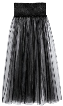black long skirt