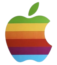 vintage Apple logo