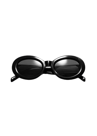 Oval Frame Sunglasses - Black - Sunglasses - & Other Stories US