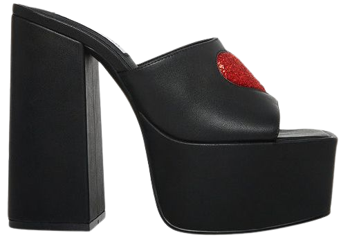 TRICKS Black Multi Super Platform Block Heel | Women's Heels – Steve Madden